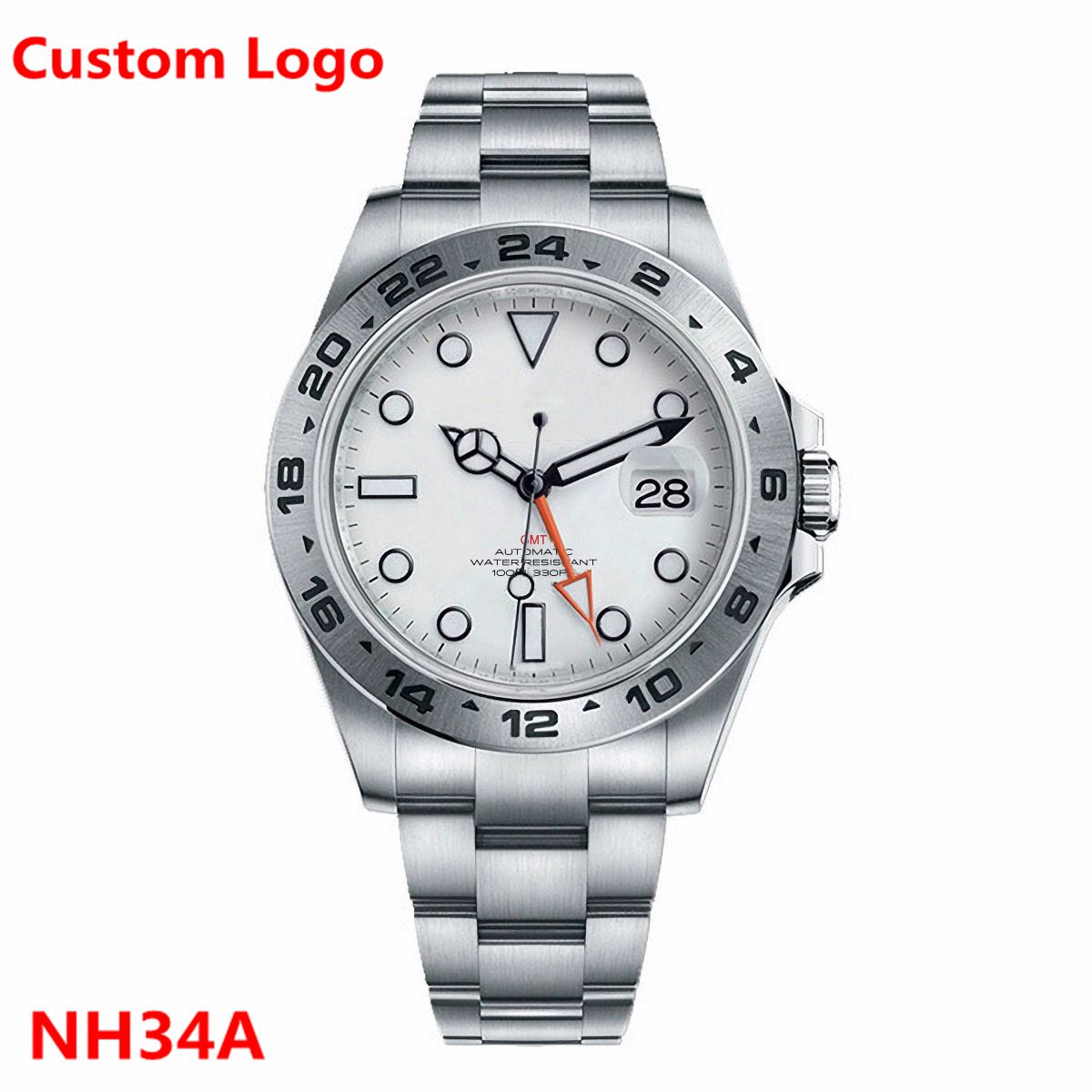 Luxury Watch Display - Custom Luxury 39mm NH34 Automatic Mechanical