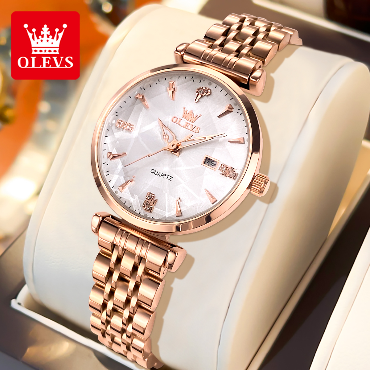Luxury Watch For - OLEVS brand beautiful women's watches Prism