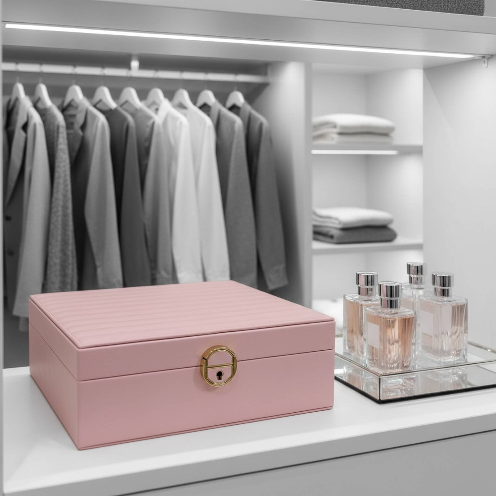 Luxury Watch Tier - Multi-Tier Jewelry Box Soft Luxurious Textile