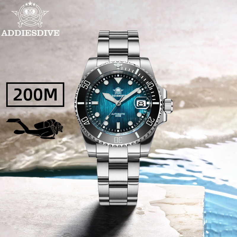 Luxury Watch Case - ADDIESDIVE Luxury Men's Automatic Mechanical Watch
