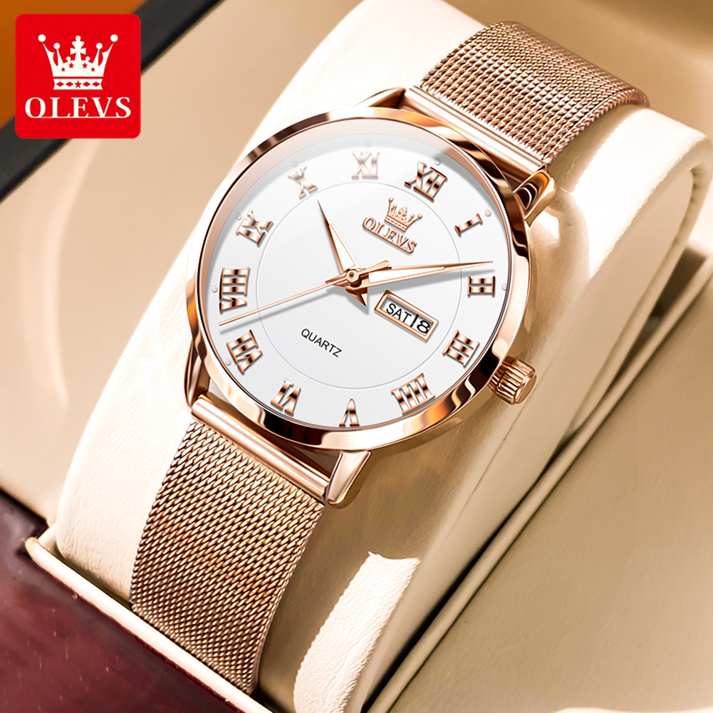 Luxury Watch Logo - OLEVS 2920 Elegant Original Women's Quartz