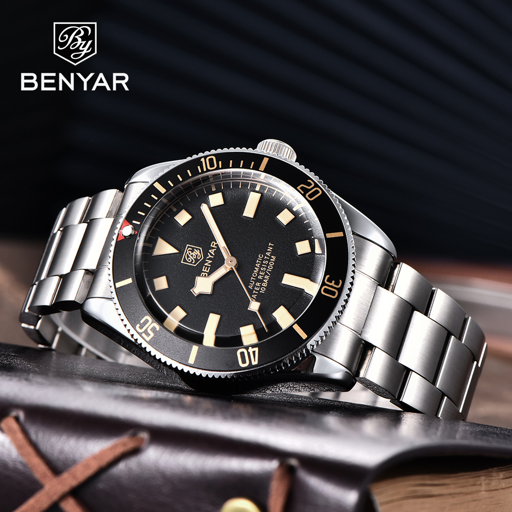 Luxury Watch Wallpaper - 2025 New BENYAR Automatic Watches Men's