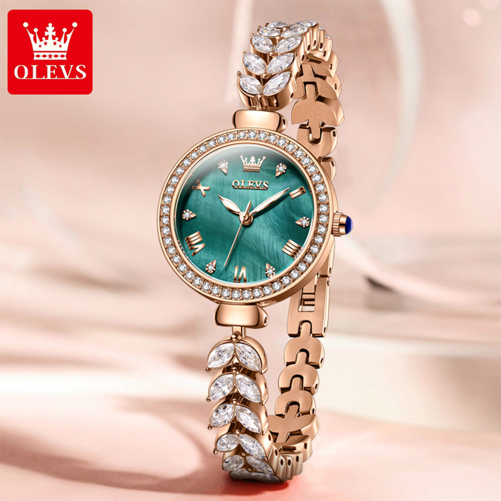 Luxury Watch Logo - OLEVS Brand Watch Women's Fashion Quartz