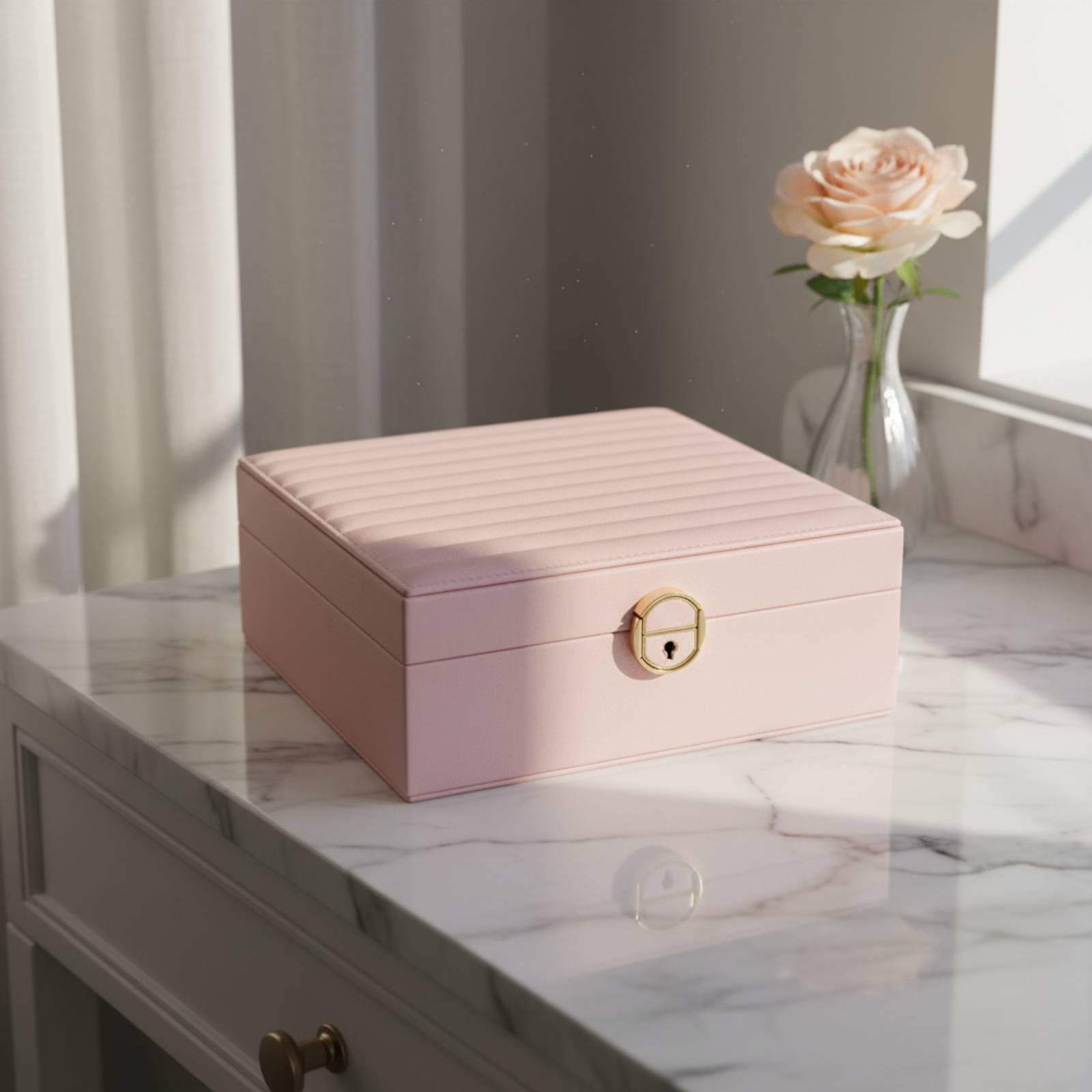 Luxury Watch Tier - Multi-Tier Jewelry Box Soft Luxurious Textile