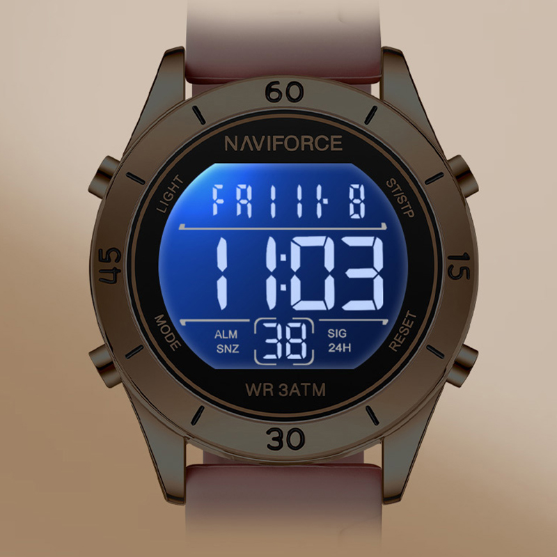 Perpetual Calendar Watch - NAVIFORCE Original Fashionable Ladies Digital Wristwatch