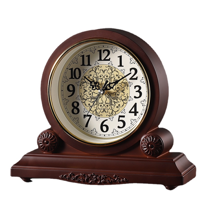 Luxury Watch Europe - Desktop Table Clock Retro Silent Watches