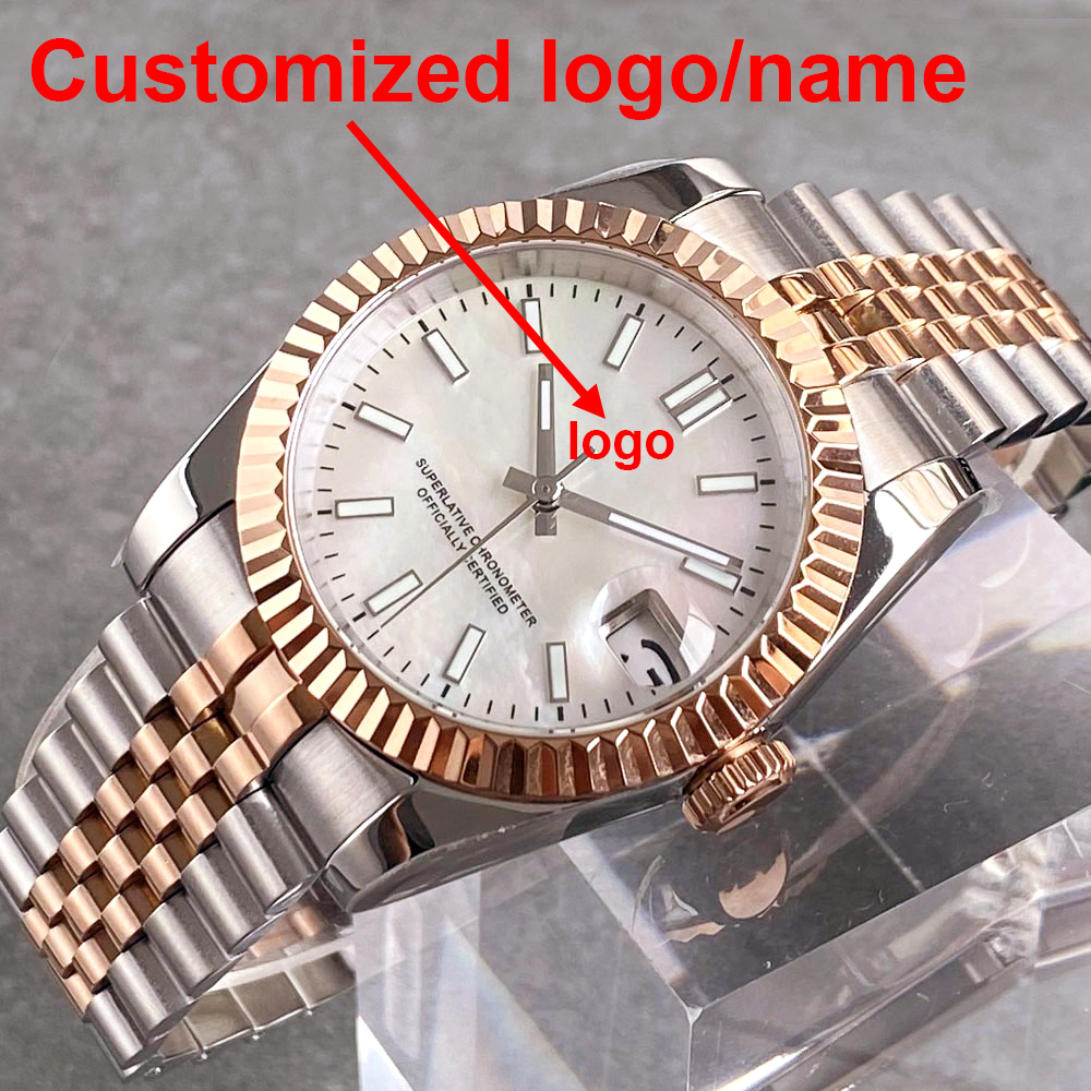 Luxury Watch Case - Customized two tone rose gold case