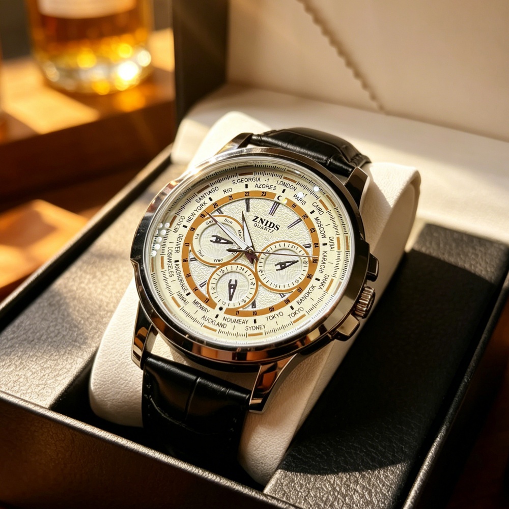 Trendy Men's Casual Quartz Wat - Luxury Watch Sale 评论和价格