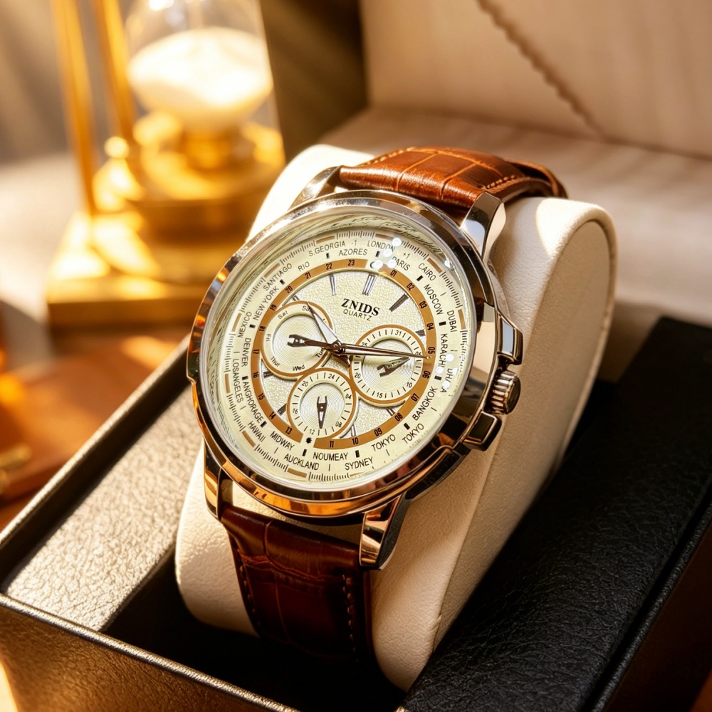 Trendy Men's Casual Quartz Wat - Luxury Watch Sale 评论和价格