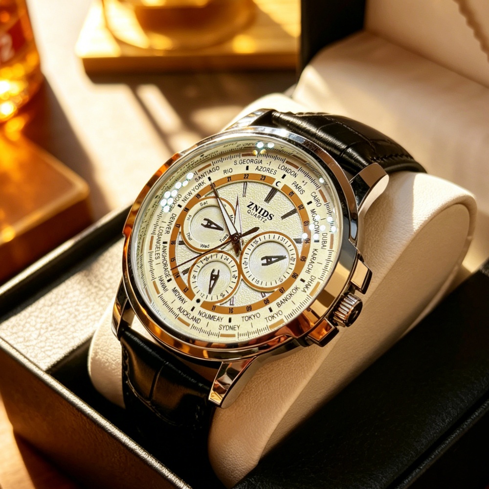 Trendy Men's Casual Quartz Wat - Luxury Watch Sale 评论和价格