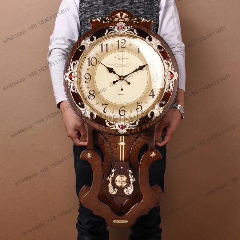 Wood Vintage Wall Clocks Silen - Luxury Watch Europe 评论和价格