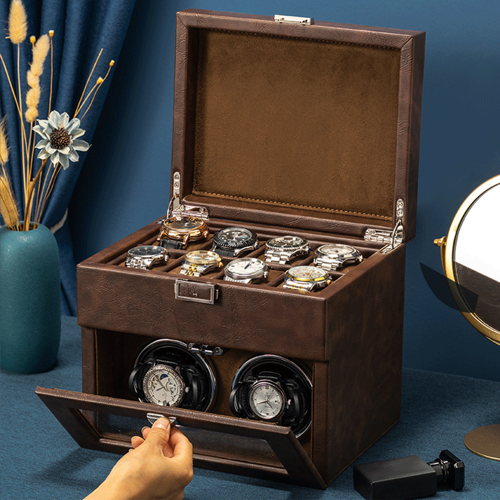2+8 Watch Winder for Automatic - Quiet Luxury Watch Men 评论和价格