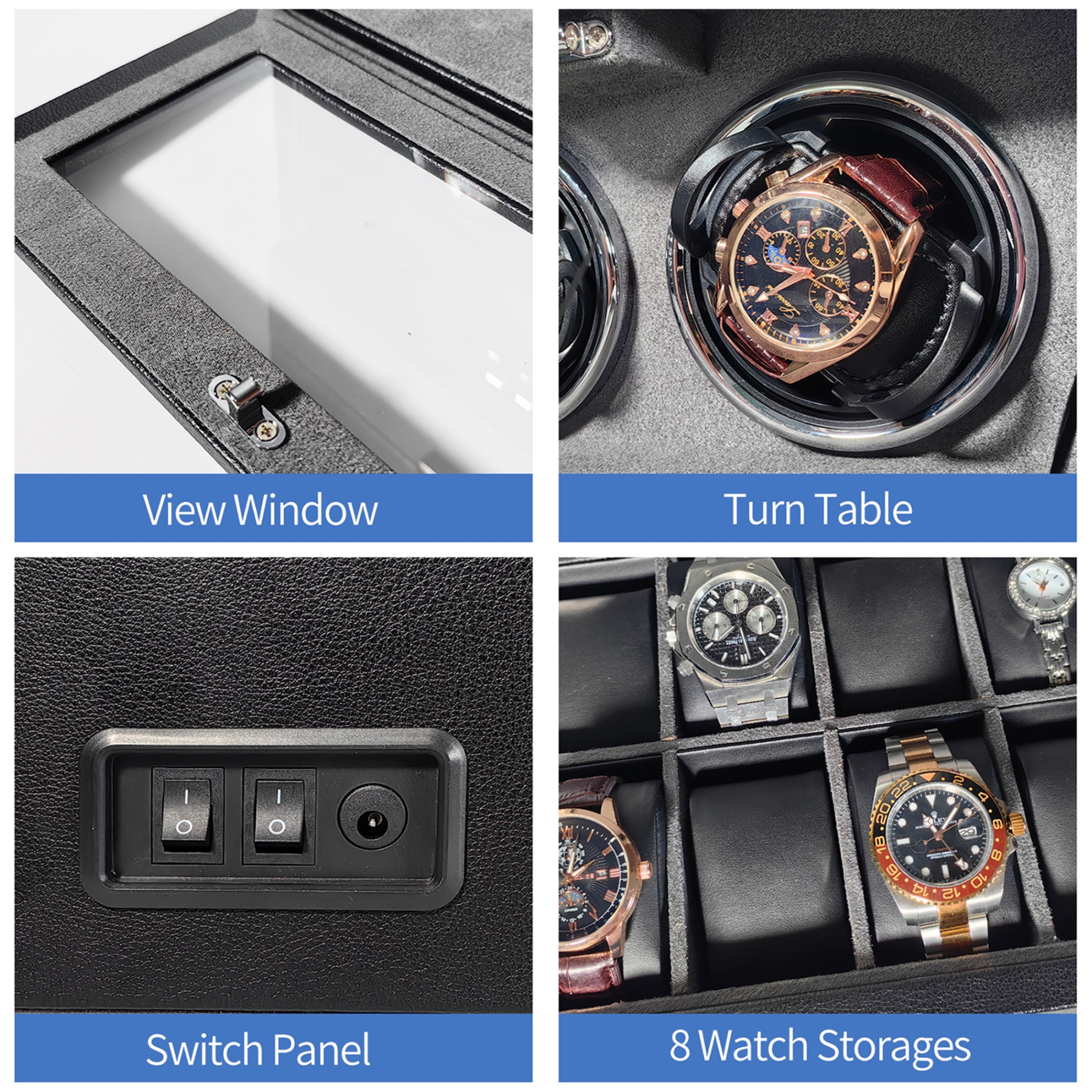 2+8 Watch Winder for Automatic - Quiet Luxury Watch Men 评论和价格