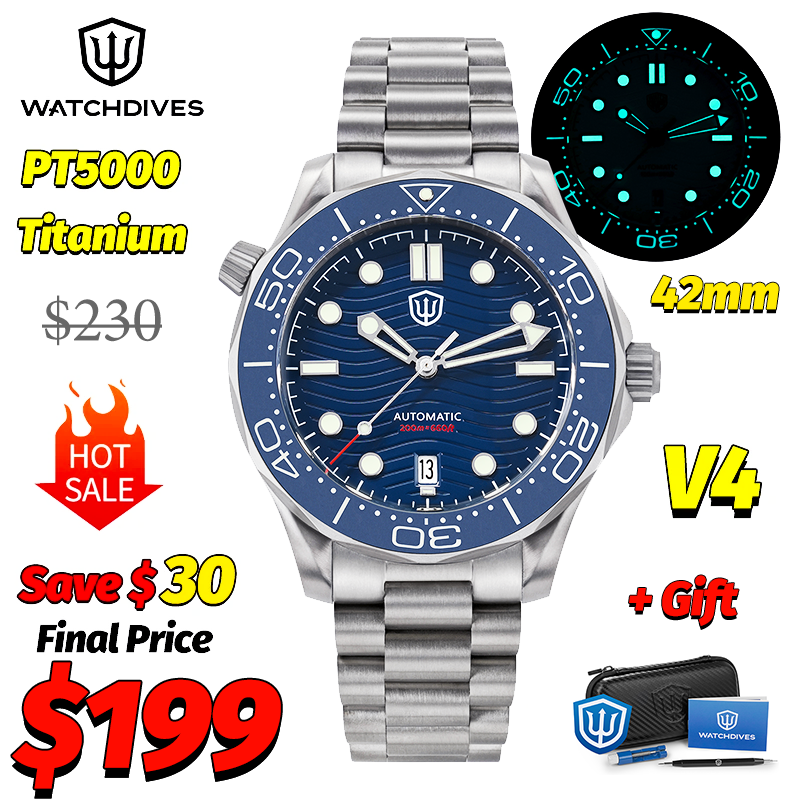 Watchdives WD007 V4 007 NTTD M - Luxury Watch Wallpaper 评论和价格