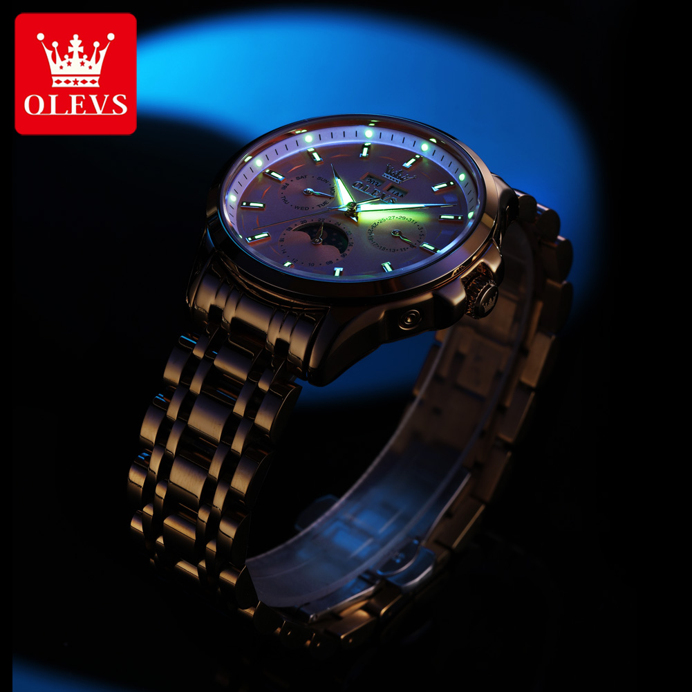 OLEVS 7070 Automatic Watch Men - Luxury Watch Time 评论和价格