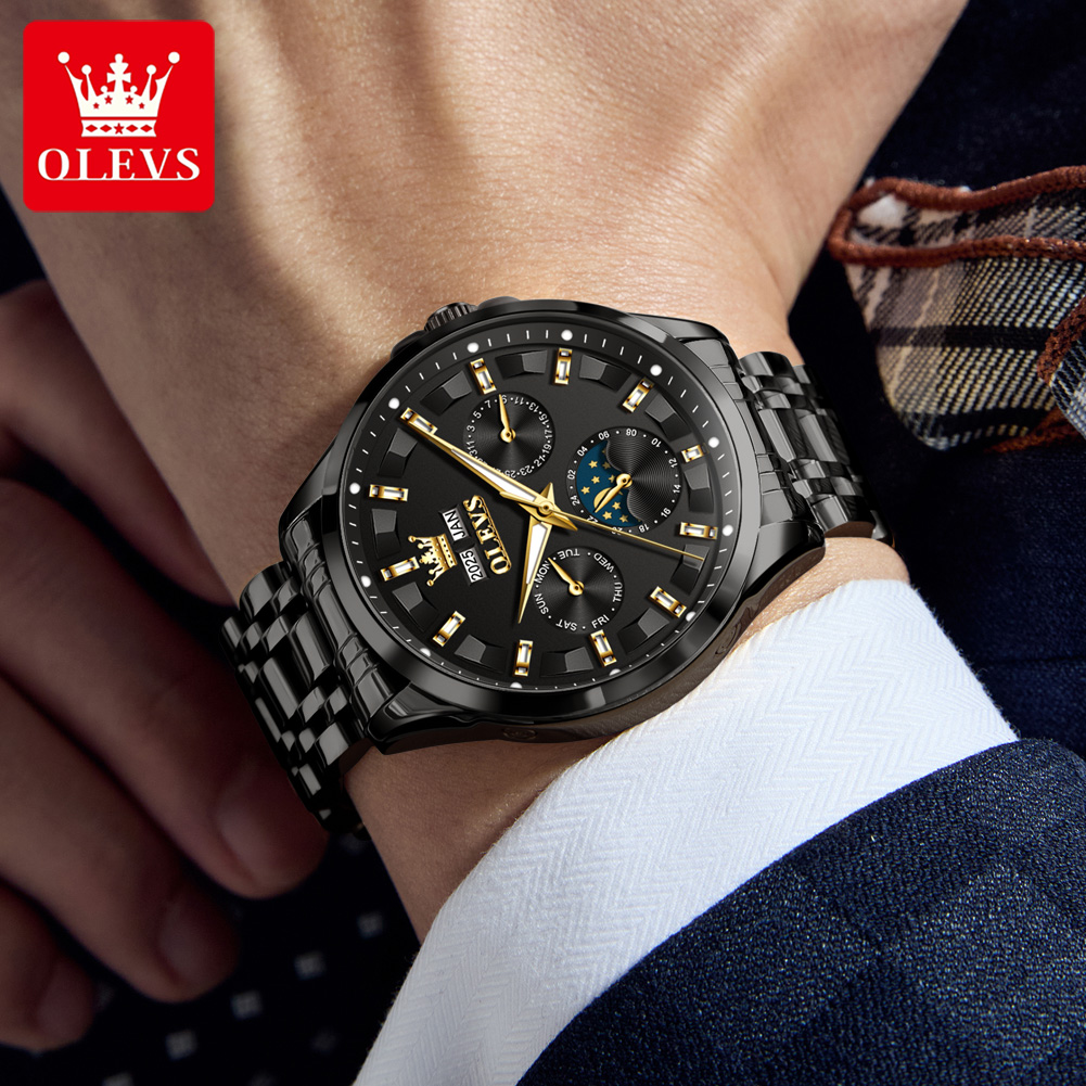 OLEVS 7070 Automatic Watch Men - Luxury Watch Time 评论和价格