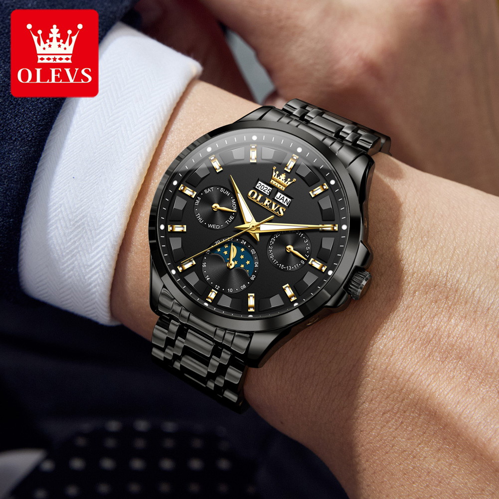 OLEVS 7070 Automatic Watch Men - Luxury Watch Time 评论和价格