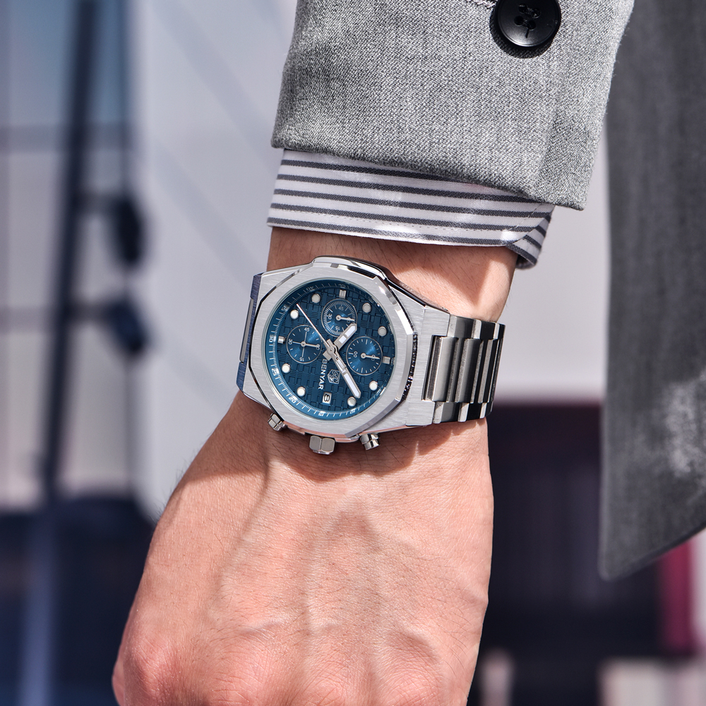 2025 New BENYAR Men's Watches  - Luxury Watch Case 评论和价格