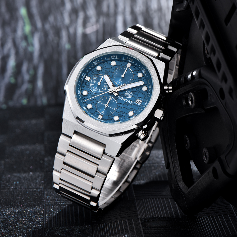 2025 New BENYAR Men's Watches  - Luxury Watch Case 评论和价格