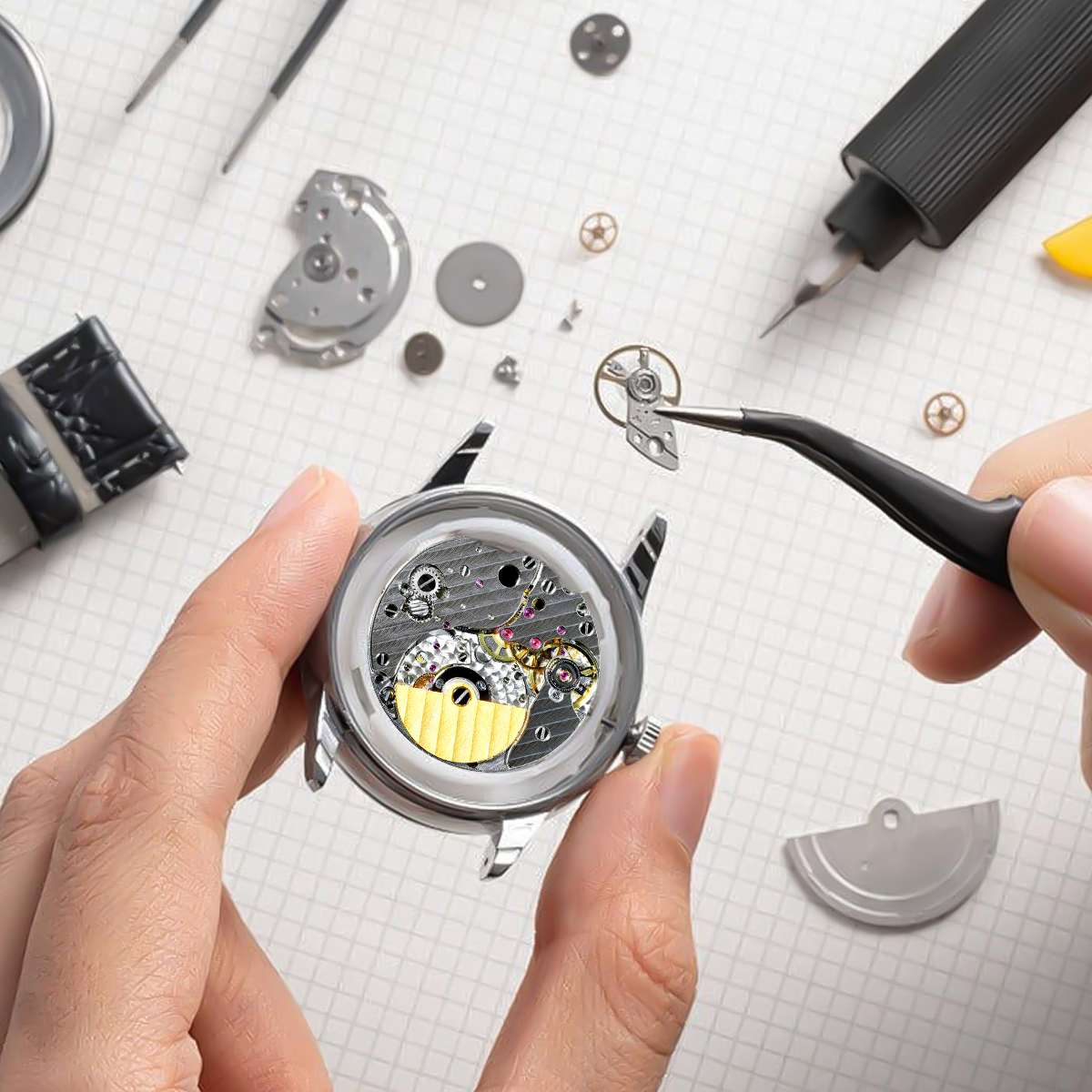 5015A micro rotor automatic me - Perpetual Calendar Watch 评论和价格
