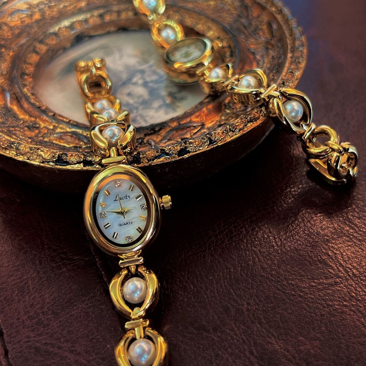 New High-End Gem Pearl Woman W - Luxury Watch Vintage 评论和价格