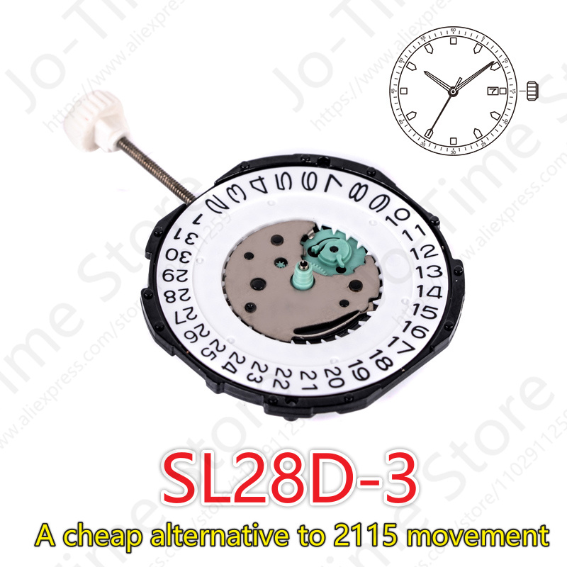 Sunon SL28-3 Quartz Movement T - Perpetual Calendar Watch 评论和价格