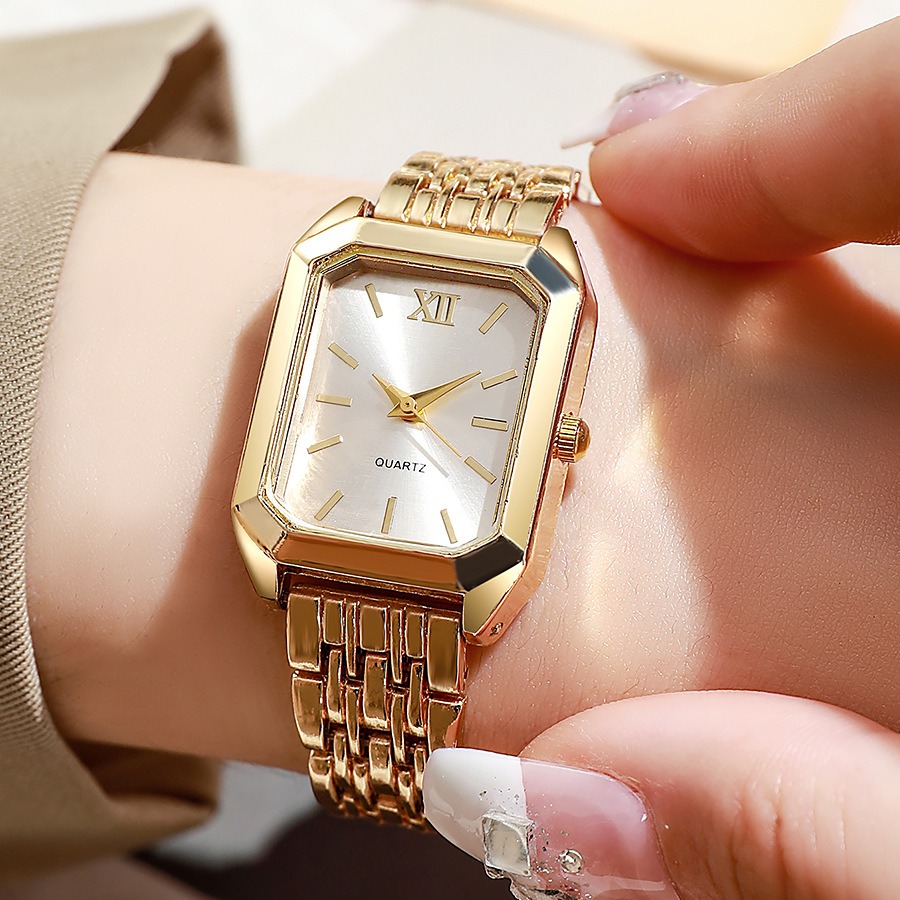 2PCS/set Luxury Women's Quartz - Luxury Watch Girl 评论和价格