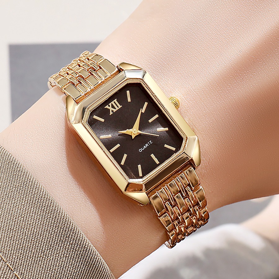 2PCS/set Luxury Women's Quartz - Luxury Watch Girl 评论和价格