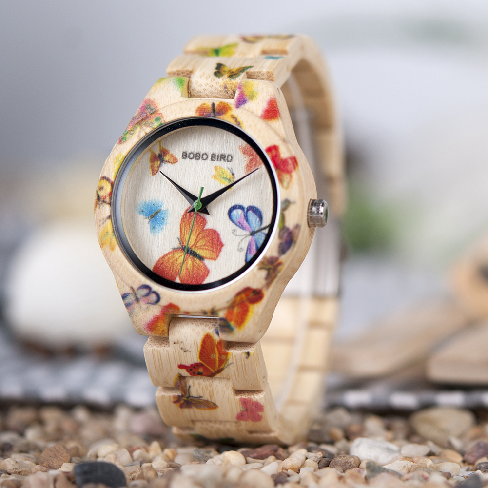 BOBO BIRD Wood Women Watches L - Luxury Watch Ladies 评论和价格