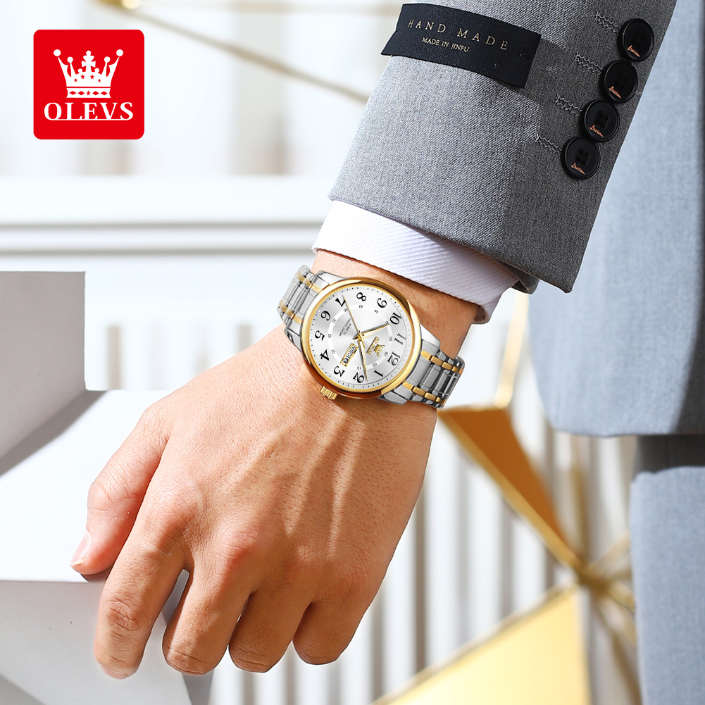 OLEVS Casual fashion men's wat - Luxury Watch Display 评论和价格