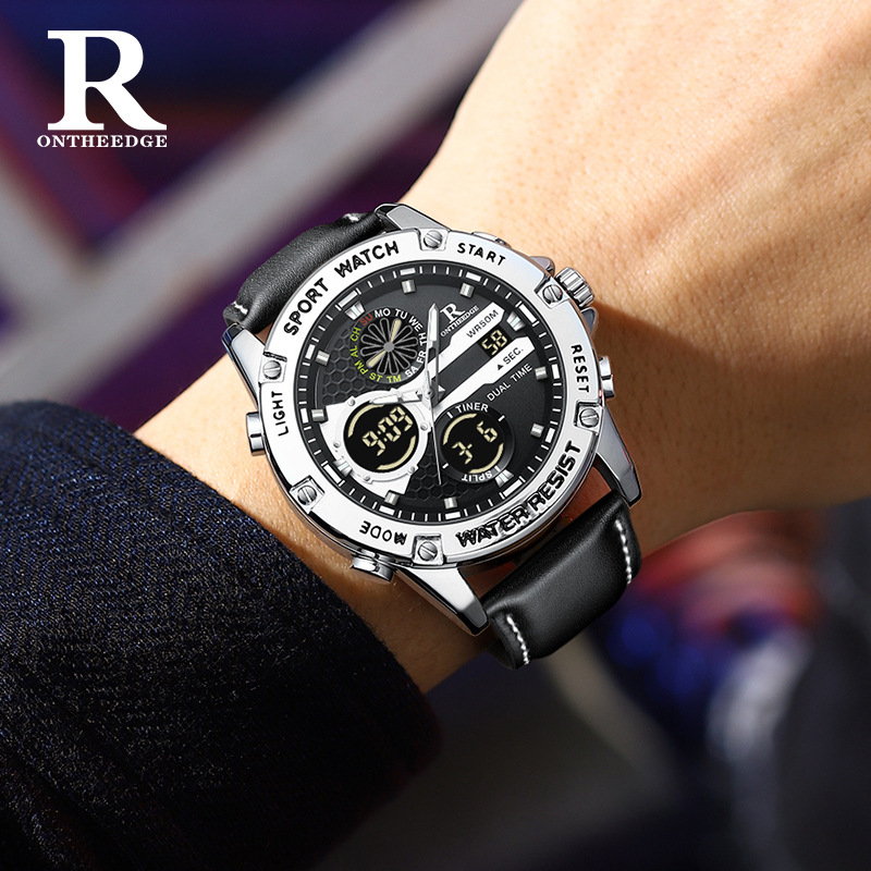 Fashion Men’s Big Face Quartz  - Perpetual Calendar Watch 评论和价格