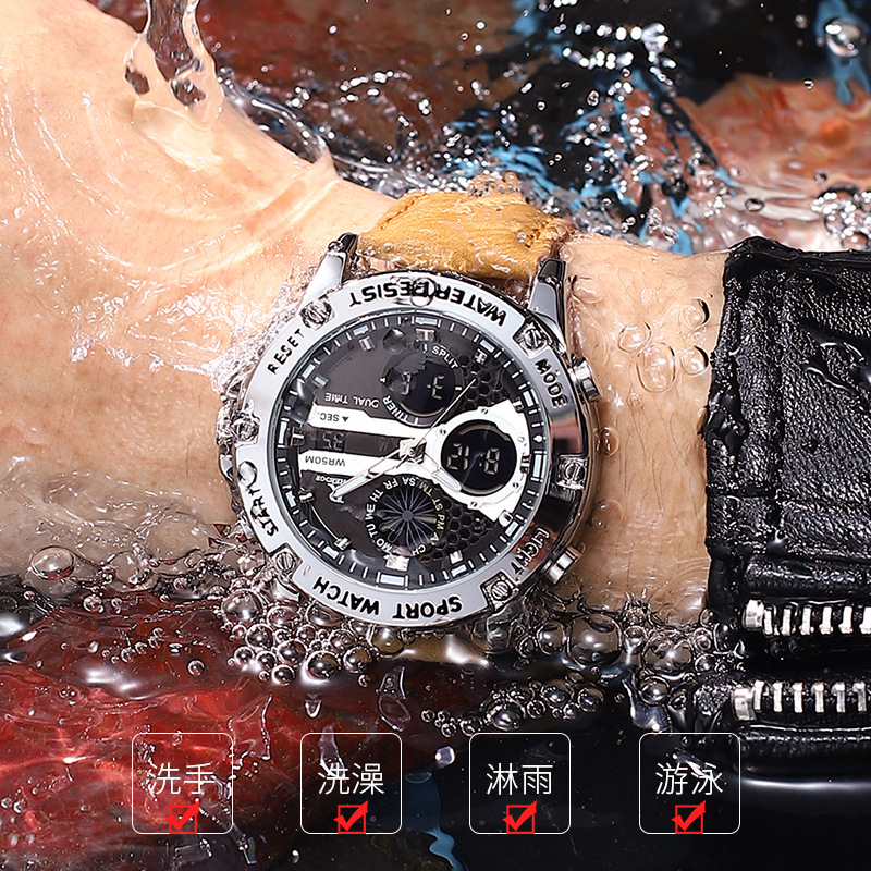 Fashion Men’s Big Face Quartz  - Perpetual Calendar Watch 评论和价格