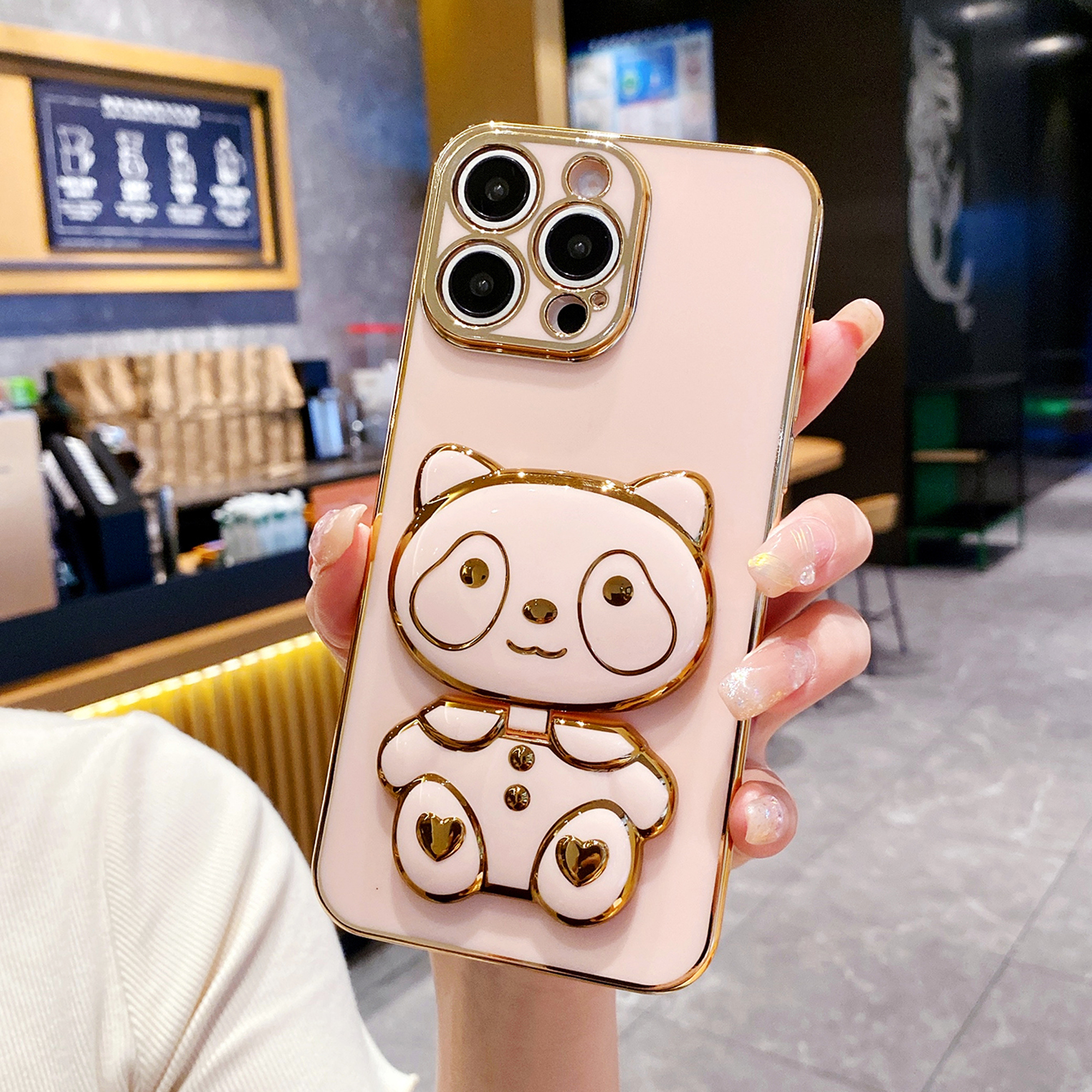 Luxury Plating Panda Mirror Ho - Luxury Watch Case 评论和价格