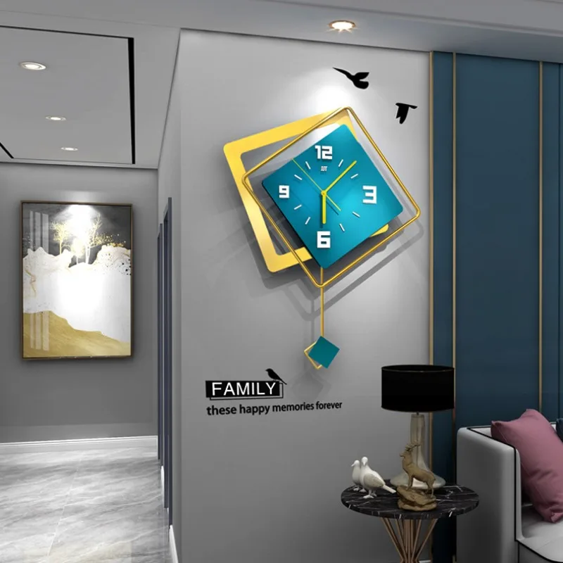 Swing Wall Clock Light Luxury  - Luxury Watch Europe 评论和价格