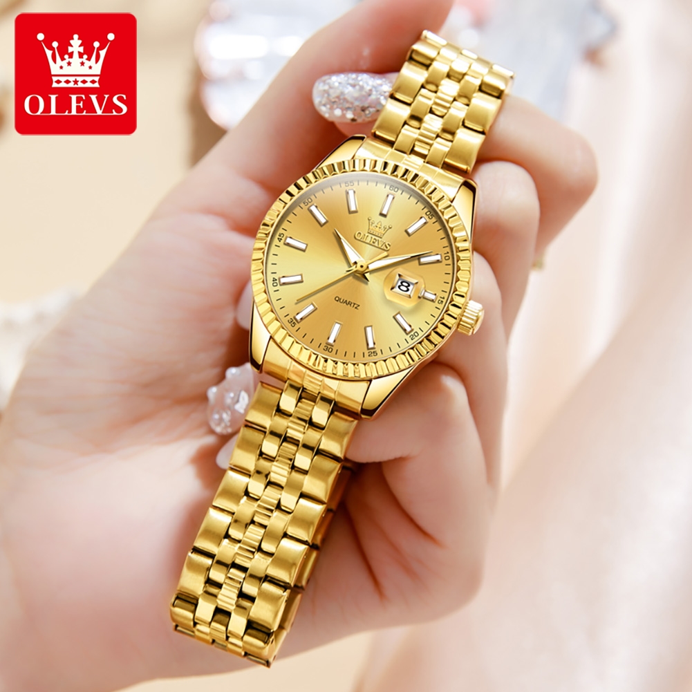OLEVS 5593 Quartz Women's Watc - Luxury Watch Logo 评论和价格