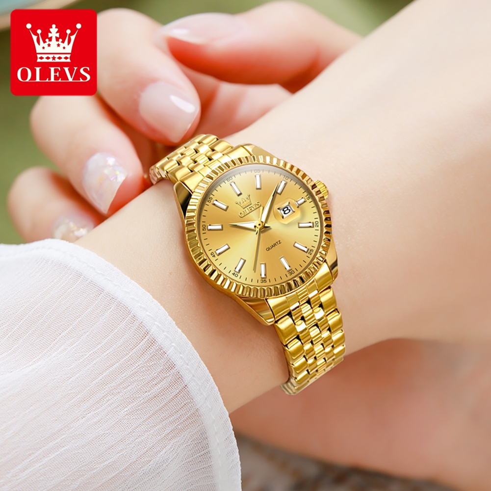 OLEVS 5593 Quartz Women's Watc - Luxury Watch Logo 评论和价格