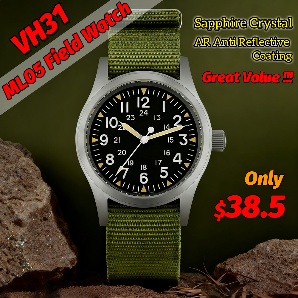 Militado Ml05 Vintage Field Wa - Luxury Watch Japan 评论和价格