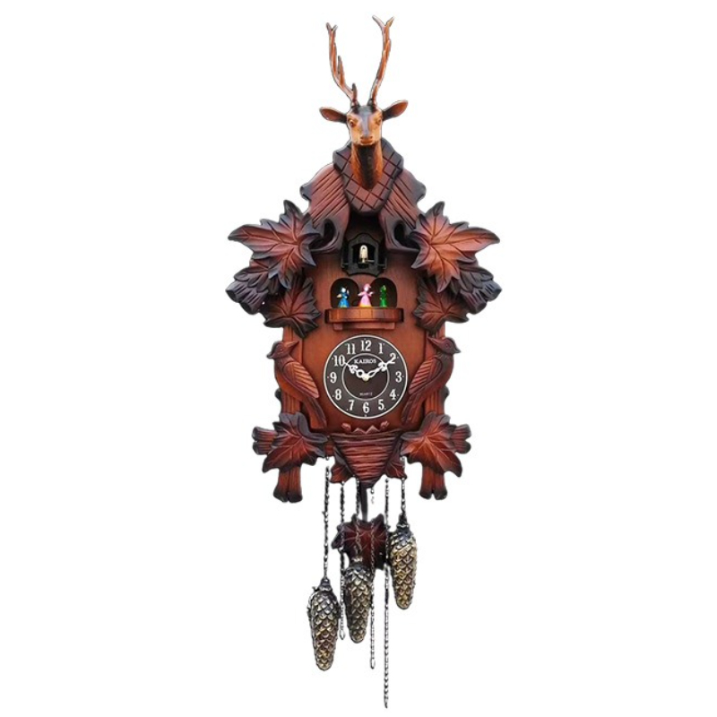 Cuckoo Wall Clock Solid Wood C - Luxury Watch Europe 评论和价格