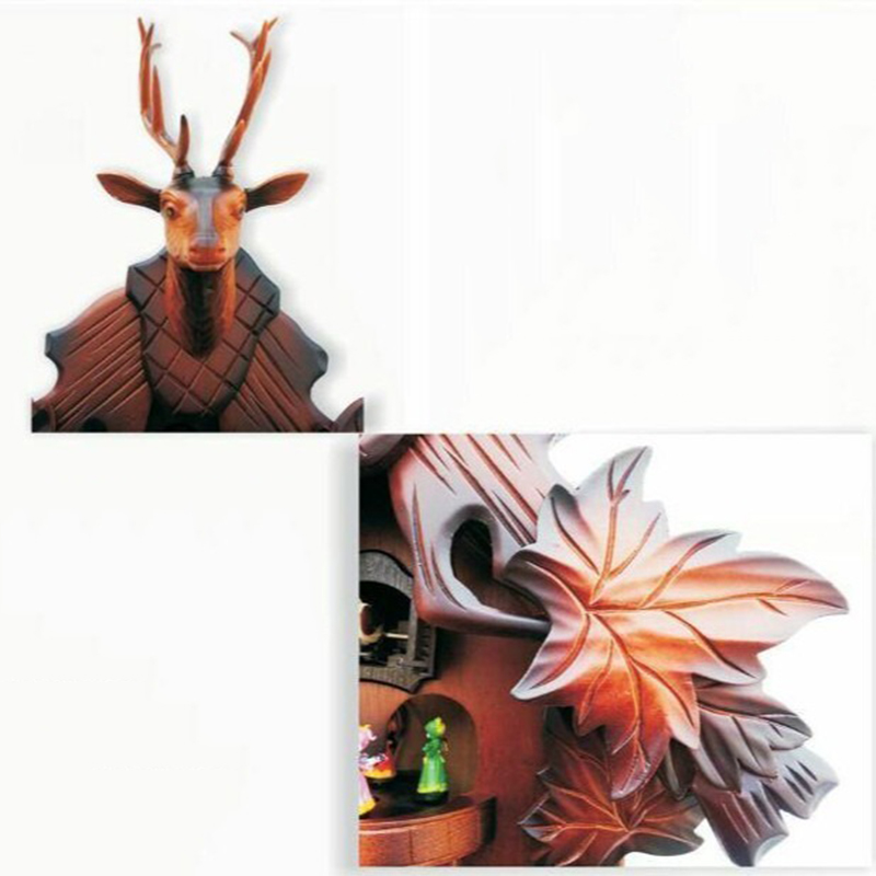 Cuckoo Wall Clock Solid Wood C - Luxury Watch Europe 评论和价格