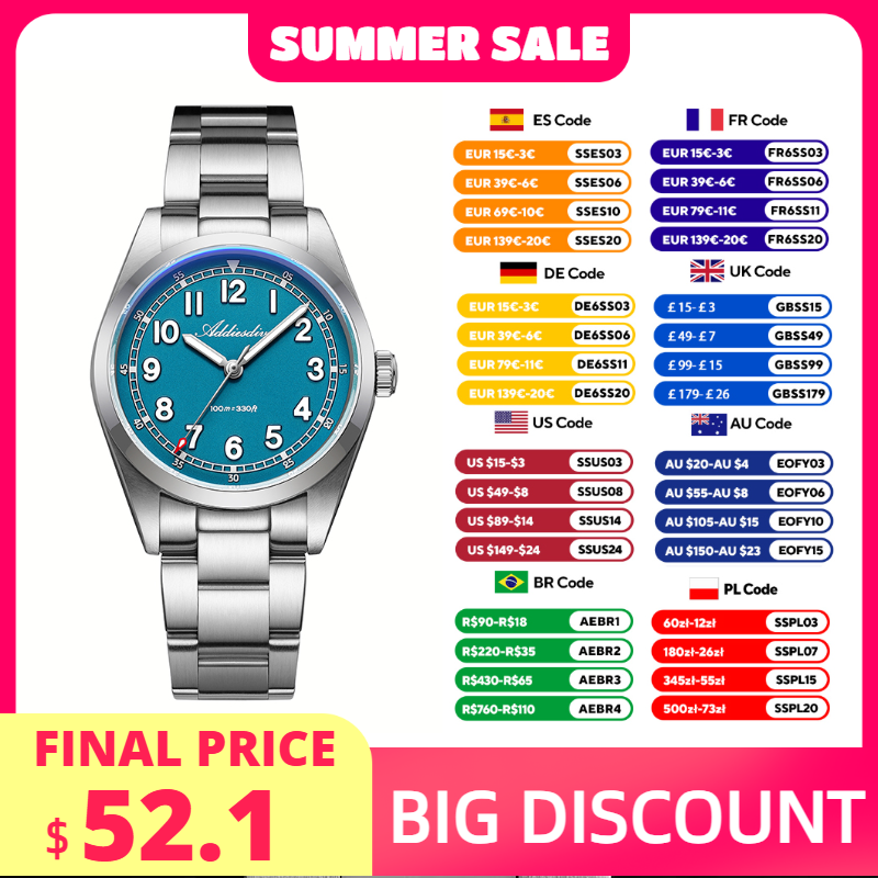 ADDIESDIVE New Quartz Women Wa - Luxury Watch Time 评论和价格