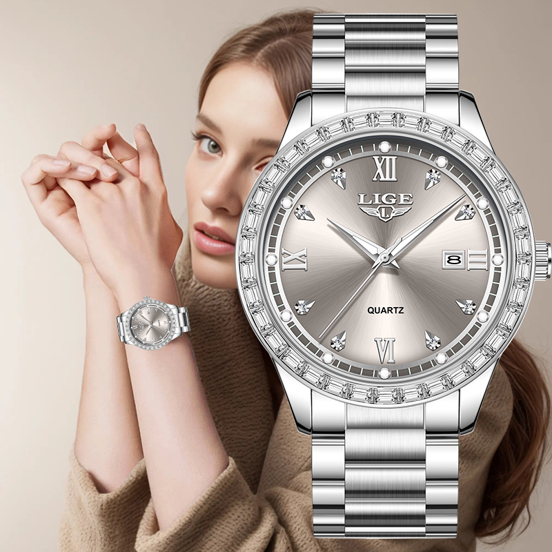 LIGE quartz wristwatch 2026 lu - Luxury Watch Wallpaper 评论和价格