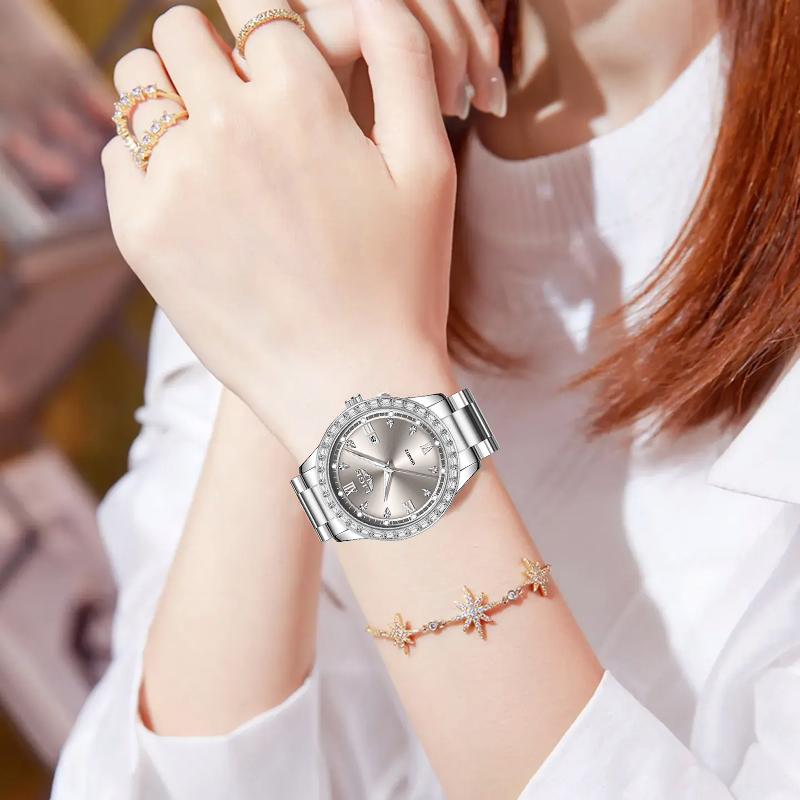 LIGE quartz wristwatch 2026 lu - Luxury Watch Wallpaper 评论和价格