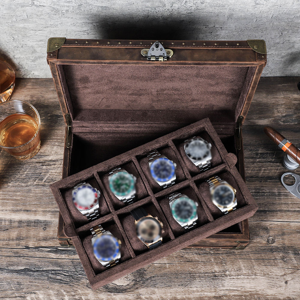 CONTACT'S FAMILY 8 Leather Cus - Luxury Watch Case 评论和价格