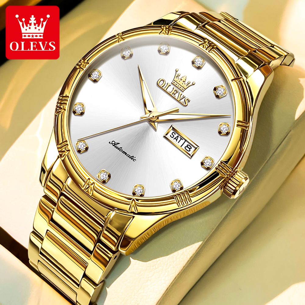 OLEVS Men's Watches Luxury Cas - Luxury Watch Display 评论和价格