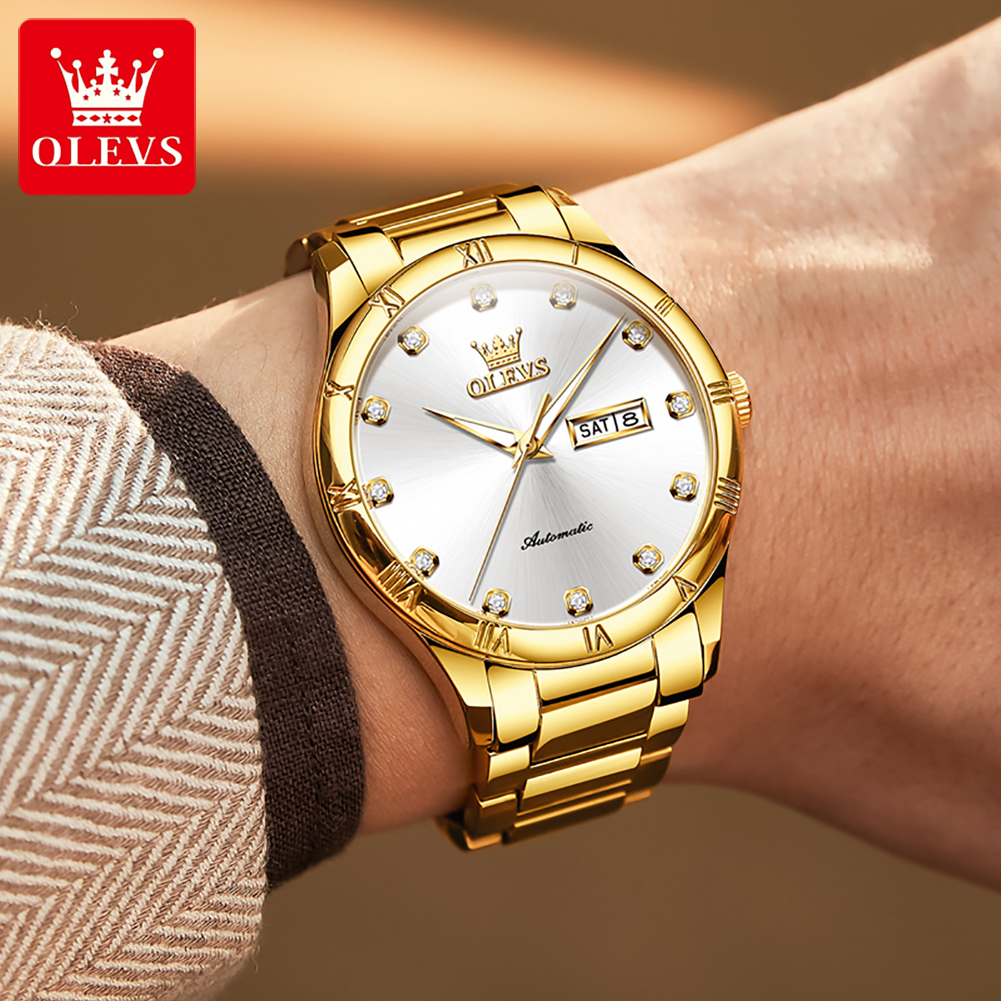 OLEVS Men's Watches Luxury Cas - Luxury Watch Display 评论和价格