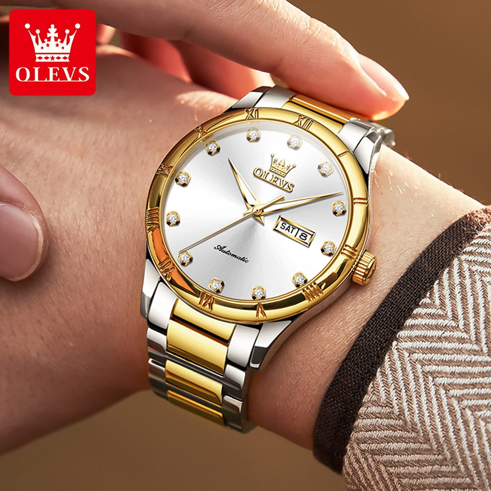 OLEVS Men's Watches Luxury Cas - Luxury Watch Display 评论和价格