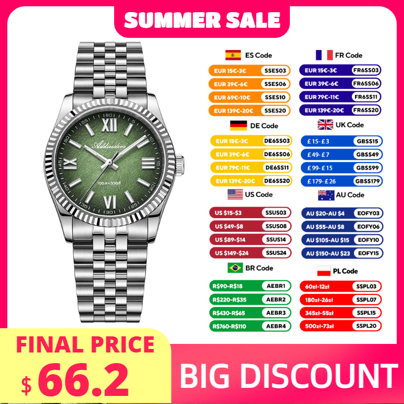 ADDIESDIVE Elegant Watch for W - Luxury Watch For 评论和价格