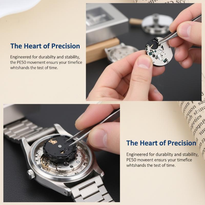 PE50 6 Pin Quartz Watch Moveme - Perpetual Calendar Watch 评论和价格