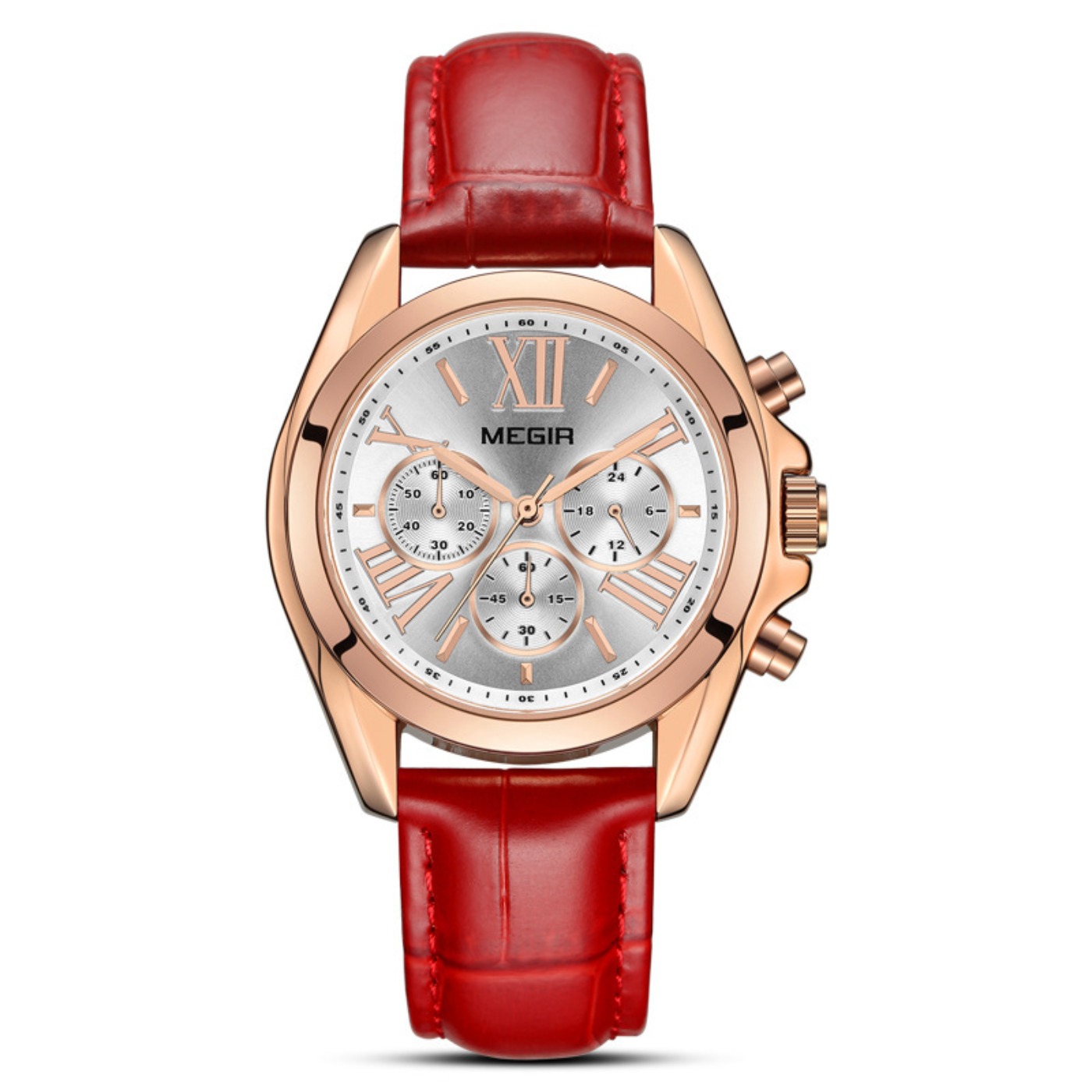 MEGIR New Luxury Leather Watch - Luxury Watch For 评论和价格