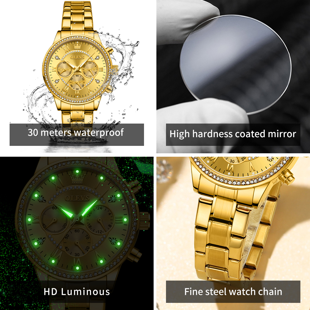 OLEVS Women's Watches Top Bran - Luxury Watch Logo 评论和价格